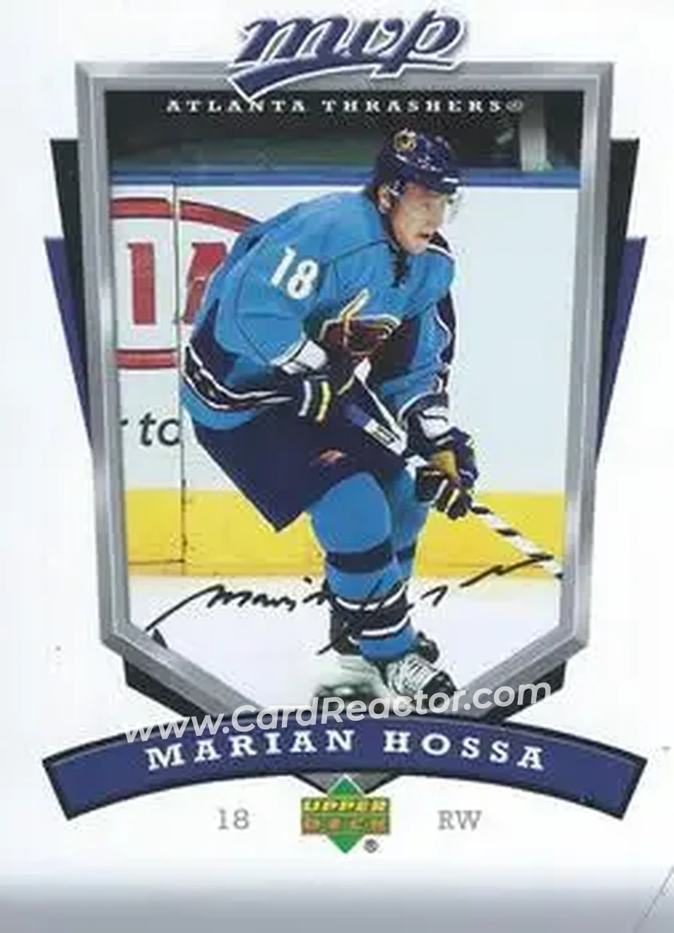 2006-07 Upper Deck MVP #16 - Marian Hossa - Atlanta Thrashers - Front