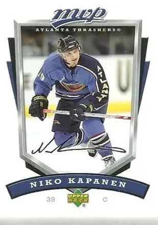 2006-07 Upper Deck MVP #17 - Niko Kapanen - Atlanta Thrashers