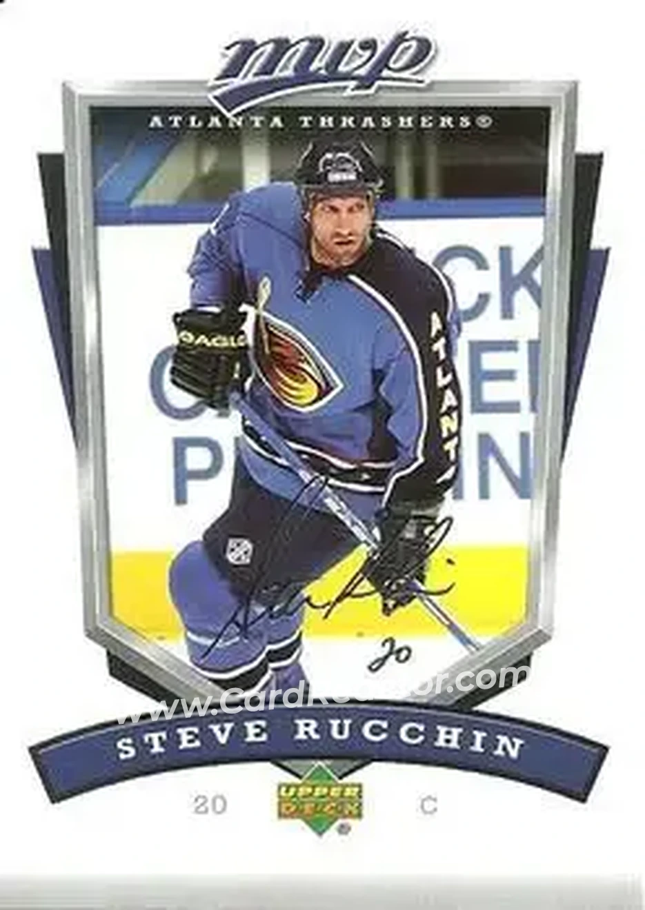 2006-07 Upper Deck MVP #18 - Steve Rucchin - Atlanta Thrashers