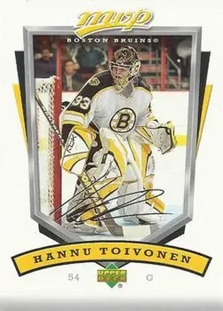 2006-07 Upper Deck MVP #21 - Hannu Toivonen - Boston Bruins
