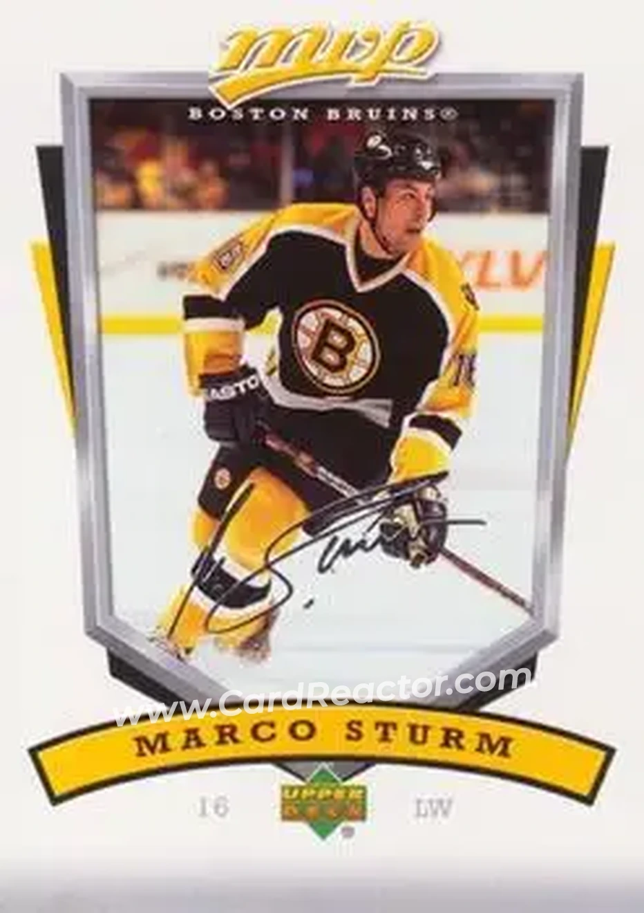 2006-07 Upper Deck MVP #24 - Marco Sturm - Boston Bruins - Front