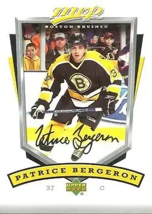 2006-07 Upper Deck MVP #25 - Patrice Bergeron - Boston Bruins