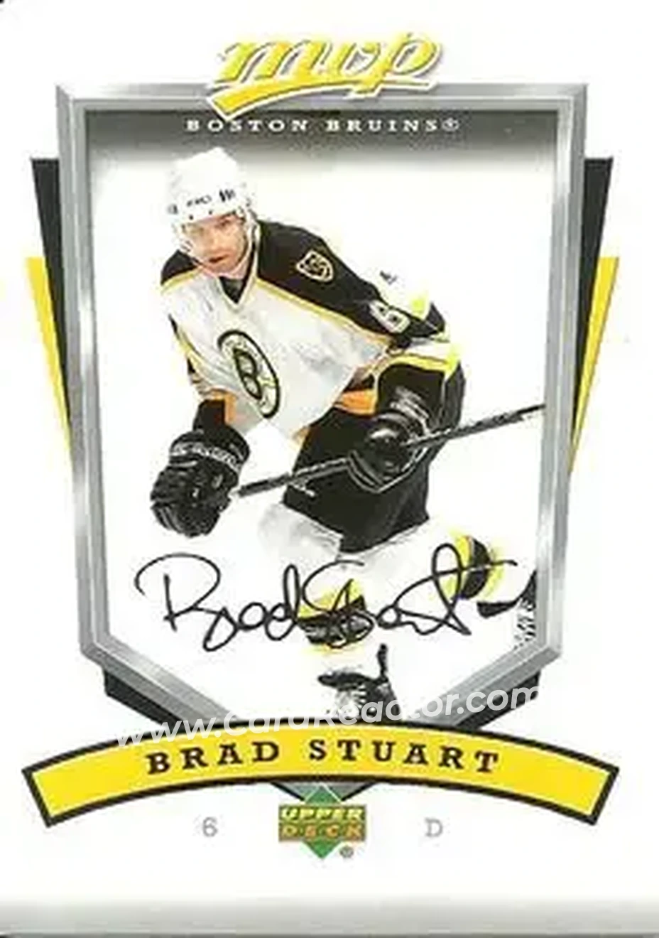2006-07 Upper Deck MVP #26 - Brad Stuart - Boston Bruins - Front