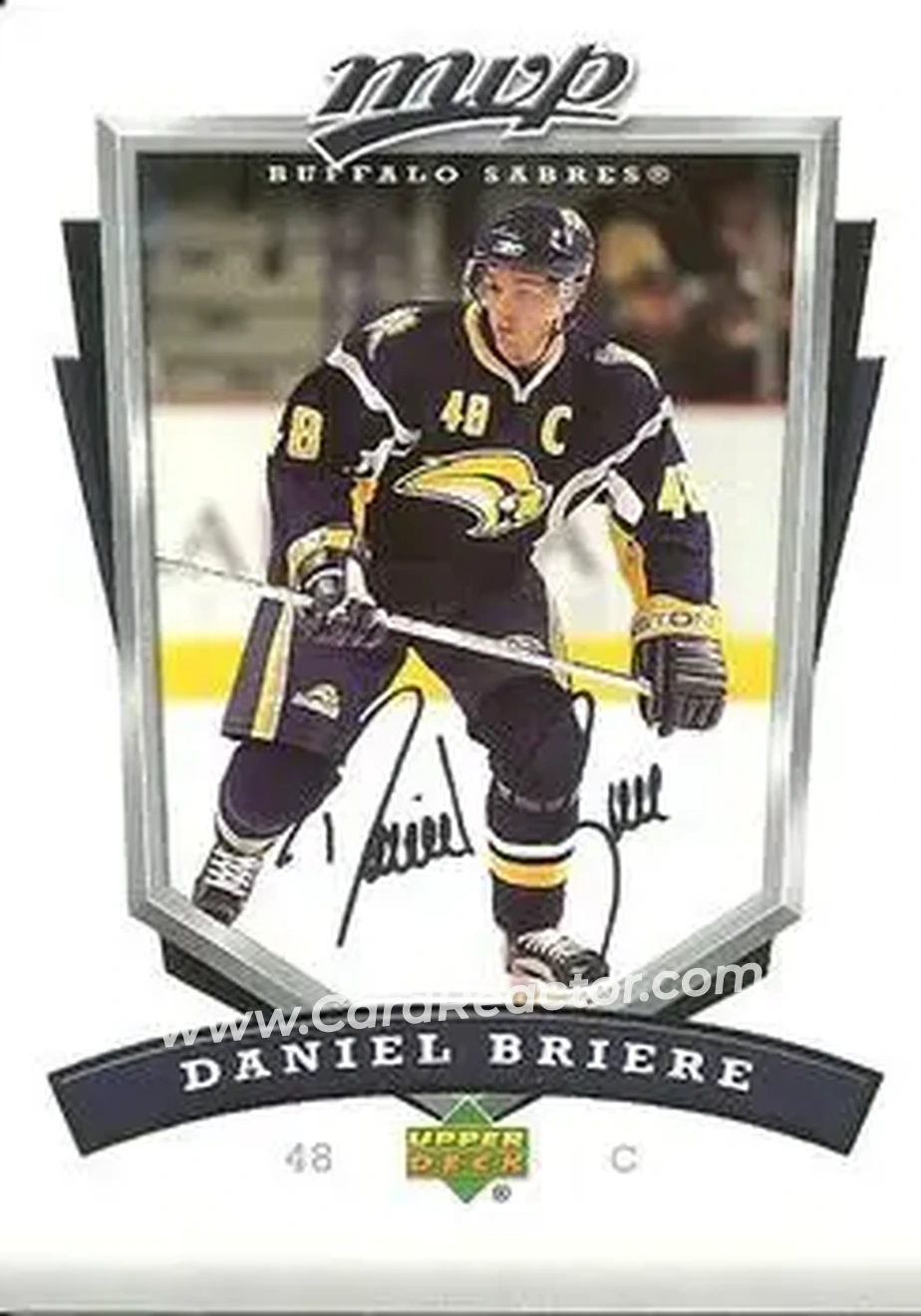 2006-07 Upper Deck MVP #30 - Daniel Briere - Buffalo Sabres - Front