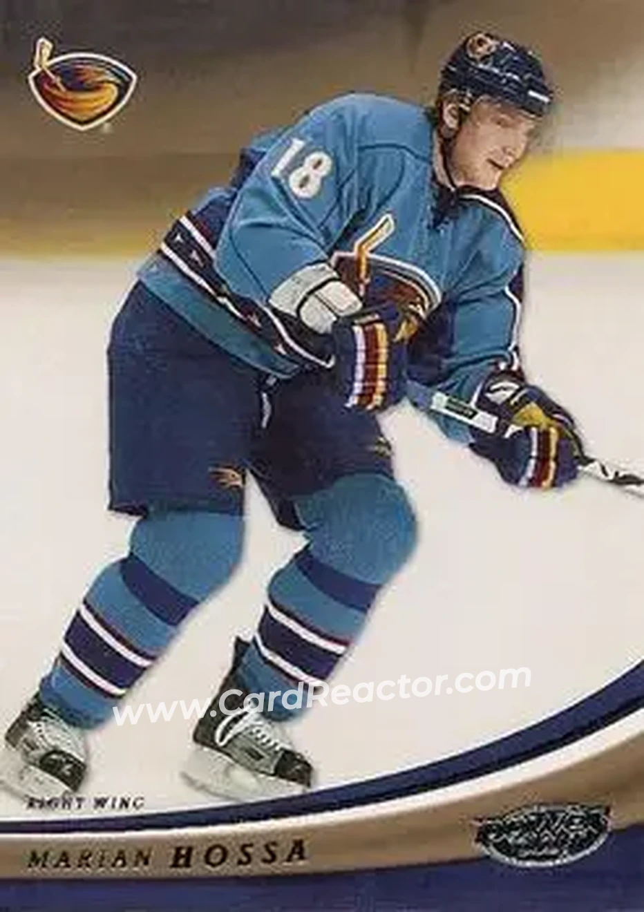 2006-07 Upper Deck Power Play #5 - Marian Hossa - Atlanta Thrashers - Front 2006-07 Upper Deck Power Play #5 - Marian Hossa - Atlanta Thrashers - Front