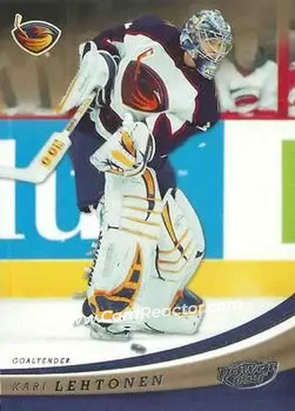 2006-07 Upper Deck Power Play #6 - Kari Lehtonen - Atlanta Thrashers - Front 2006-07 Upper Deck Power Play #6 - Kari Lehtonen - Atlanta Thrashers - Front