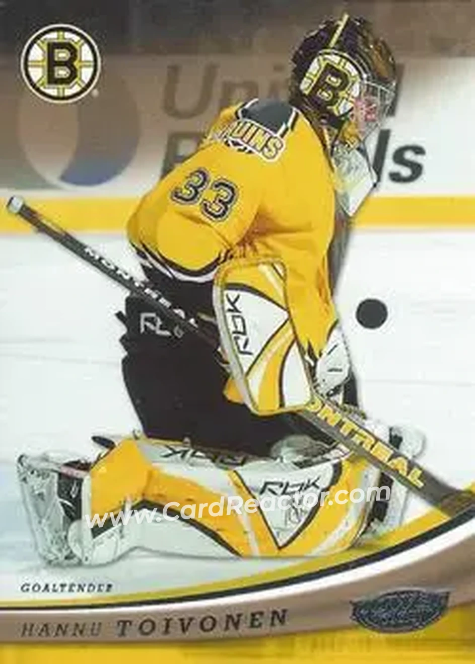2006-07 Upper Deck Power Play #9 - Hannu Toivonen - Boston Bruins - Front