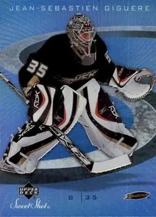 2006-07 Upper Deck Sweet Shot #3 - Jean-Sebastien Giguere - Anaheim Ducks