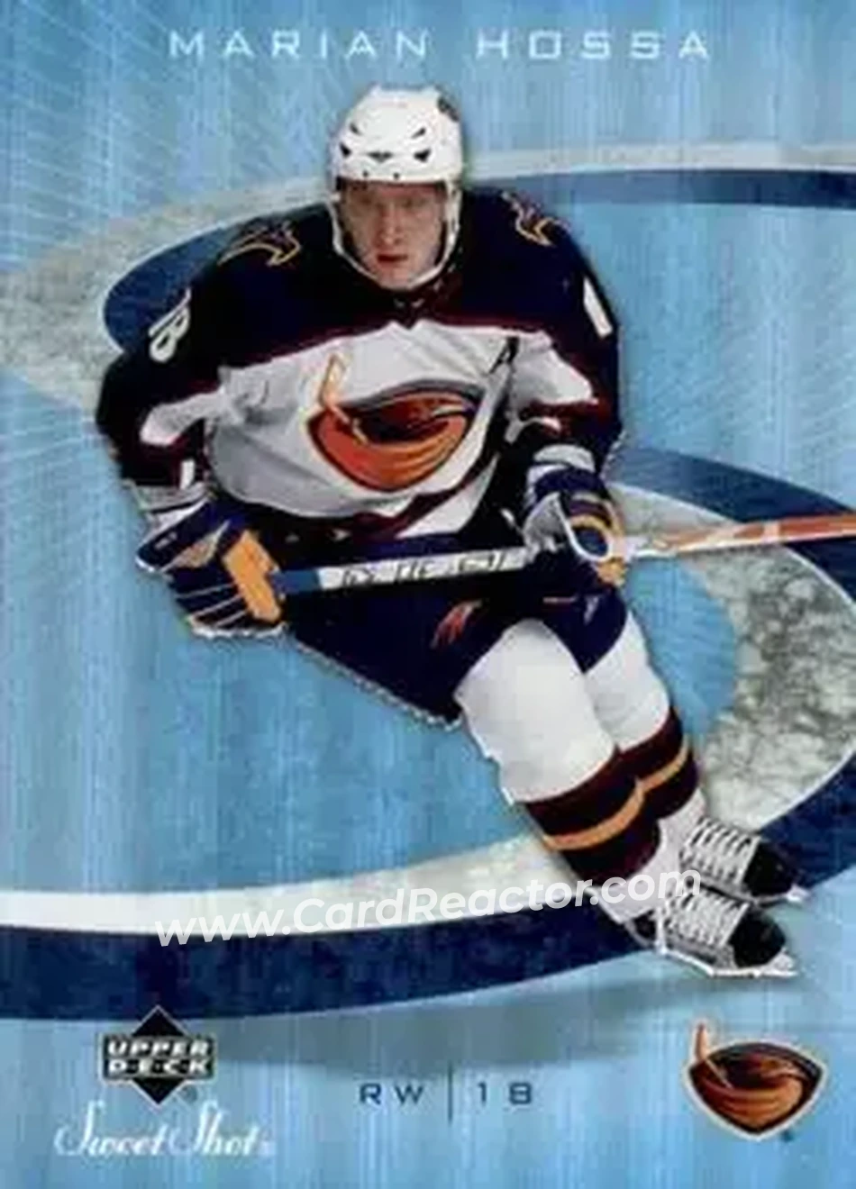 2006-07 Upper Deck Sweet Shot #5 - Marian Hossa - Atlanta Thrashers - Front