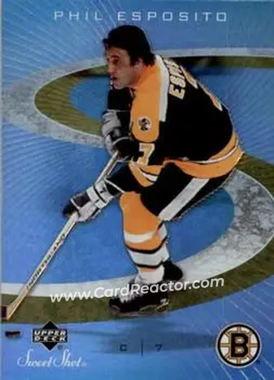 2006-07 Upper Deck Sweet Shot #11 - Phil Esposito - Boston Bruins - Front