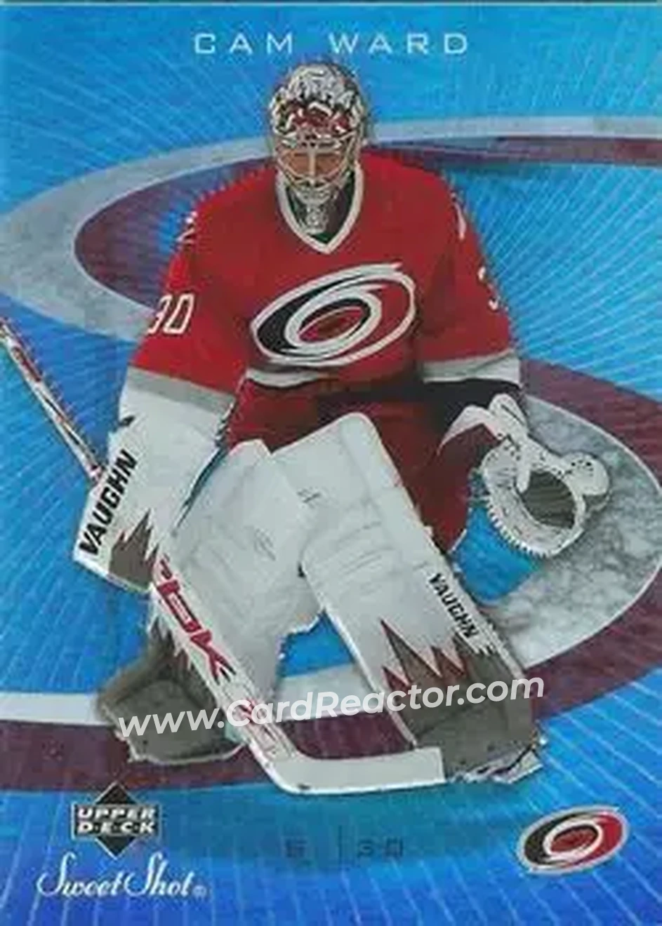 2006-07 Upper Deck Sweet Shot #21 - Cam Ward - Carolina Hurricanes - Front