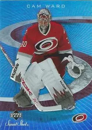 2006-07 Upper Deck Sweet Shot #21 - Cam Ward - Carolina Hurricanes