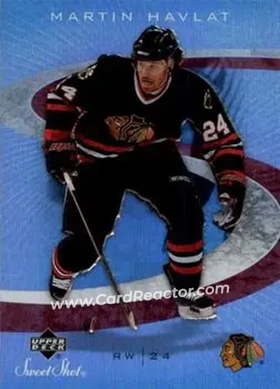 2006-07 Upper Deck Sweet Shot #24 - Martin Havlat - Chicago Blackhawks - Front
