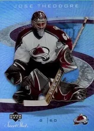 2006-07 Upper Deck Sweet Shot #28 - Jose Theodore - Colorado Avalanche