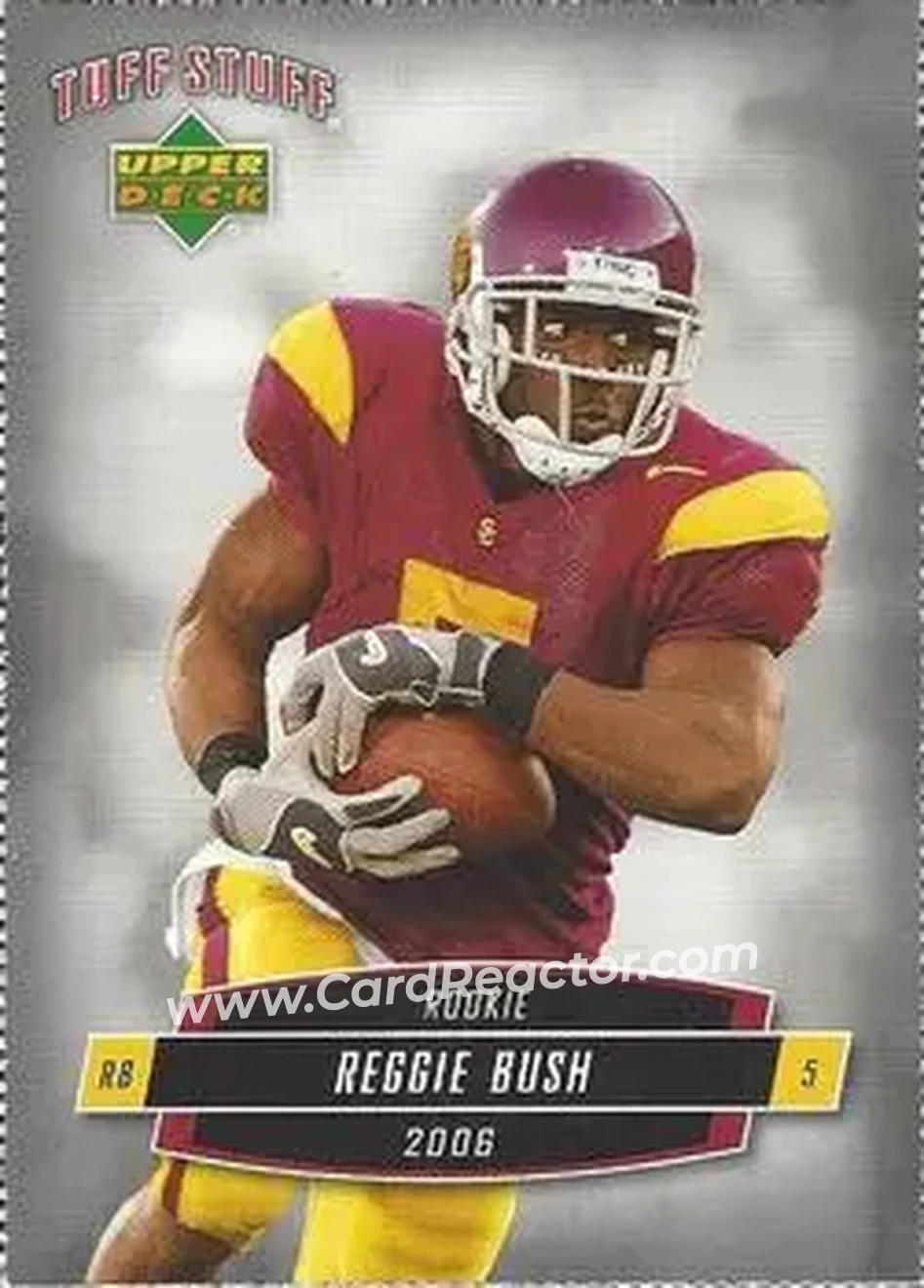 2006 Upper Deck Tuff Stuff #TSUD-1 - Reggie Bush - USC Trojans - Front