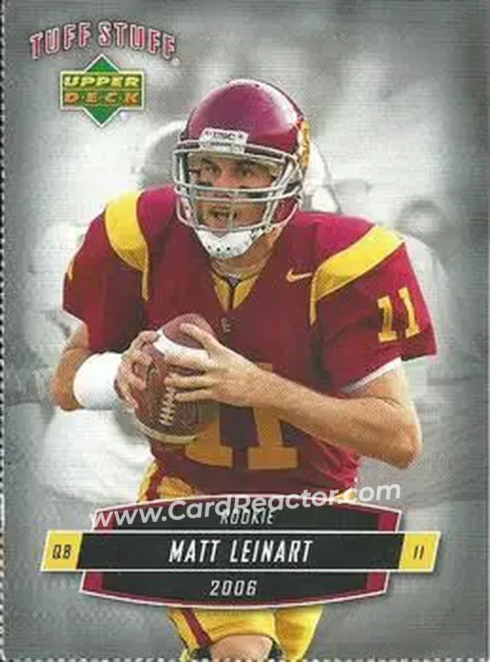 2006 Upper Deck Tuff Stuff #TSUD-2 - Matt Leinart - USC Trojans - Front