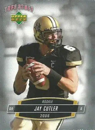 2006 Upper Deck Tuff Stuff #TSUD-4 - Jay Cutler - Vanderbilt Commodores