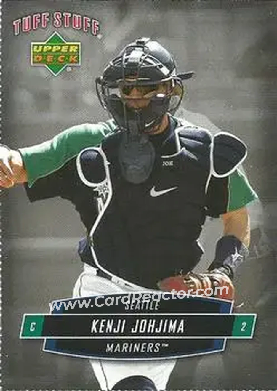 2006 Upper Deck Tuff Stuff #TSUD-12 - Kenji Johjima - Seattle Mariners - Front 2006 Upper Deck Tuff Stuff #TSUD-12 - Kenji Johjima - Seattle Mariners - Front