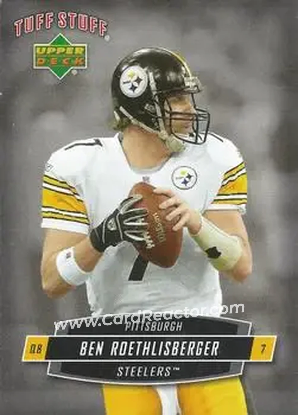 2006 Upper Deck Tuff Stuff #TSUD-14 - Ben Roethlisberger - Pittsburgh Steelers - Front