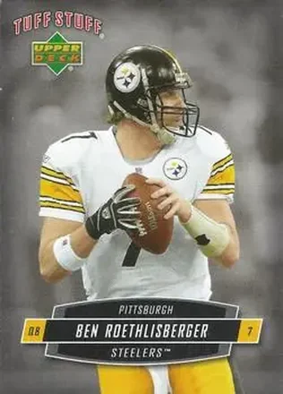 2006 Upper Deck Tuff Stuff #TSUD-14 - Ben Roethlisberger - Pittsburgh Steelers