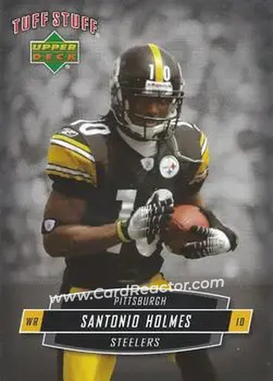 2006 Upper Deck Tuff Stuff #TSUD-17 - Santonio Holmes - Pittsburgh Steelers - Front