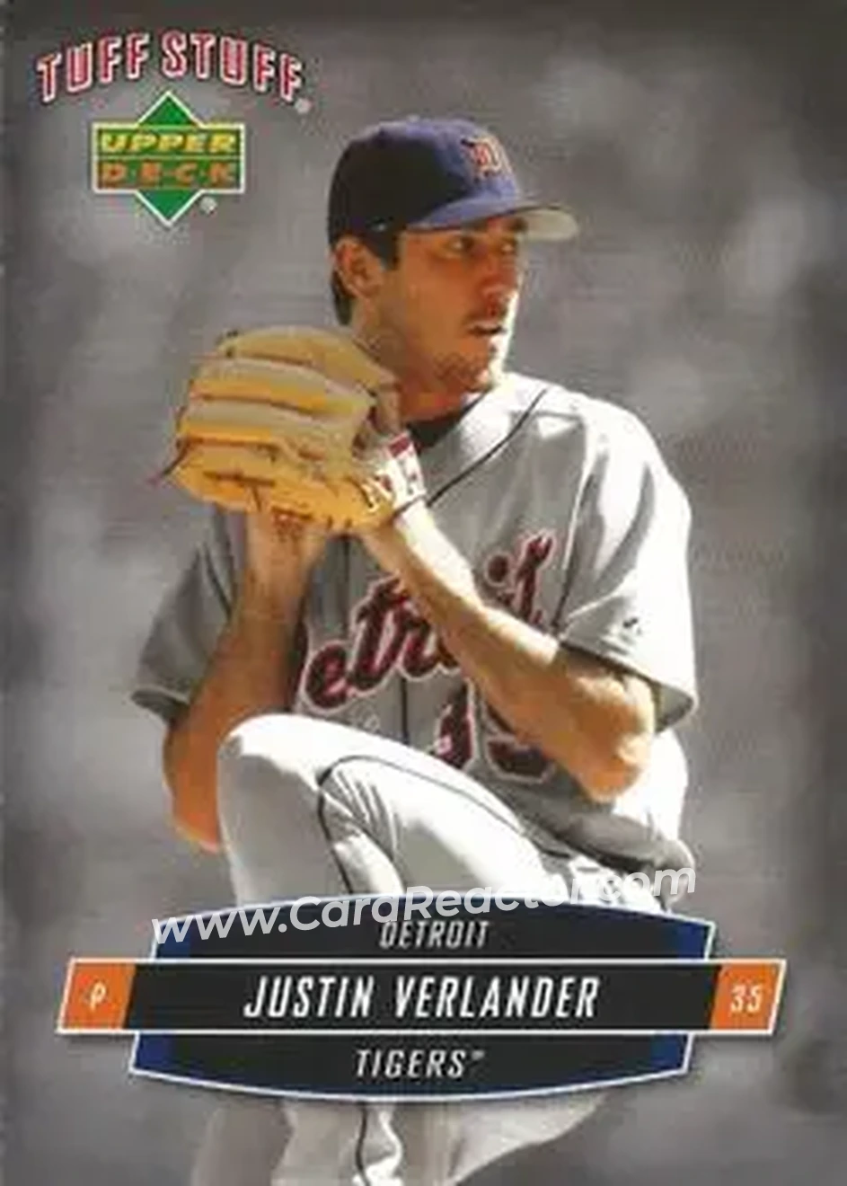 2006 Upper Deck Tuff Stuff #TSUD-22 - Justin Verlander - Detroit Tigers - Front