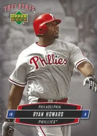 2006 Upper Deck Tuff Stuff #TSUD-23 - Ryan Howard - Philadelphia Phillies
