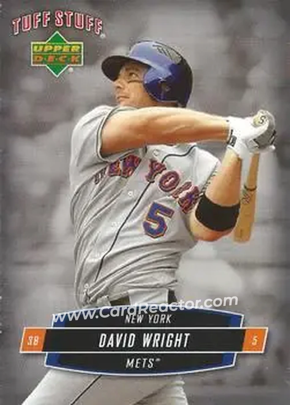 2006 Upper Deck Tuff Stuff #TSUD-24 - David Wright - New York Mets - Front