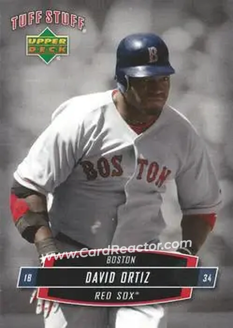 2006 Upper Deck Tuff Stuff #TSUD-26 - David Ortiz - Boston Red Sox - Front 2006 Upper Deck Tuff Stuff #TSUD-26 - David Ortiz - Boston Red Sox - Front
