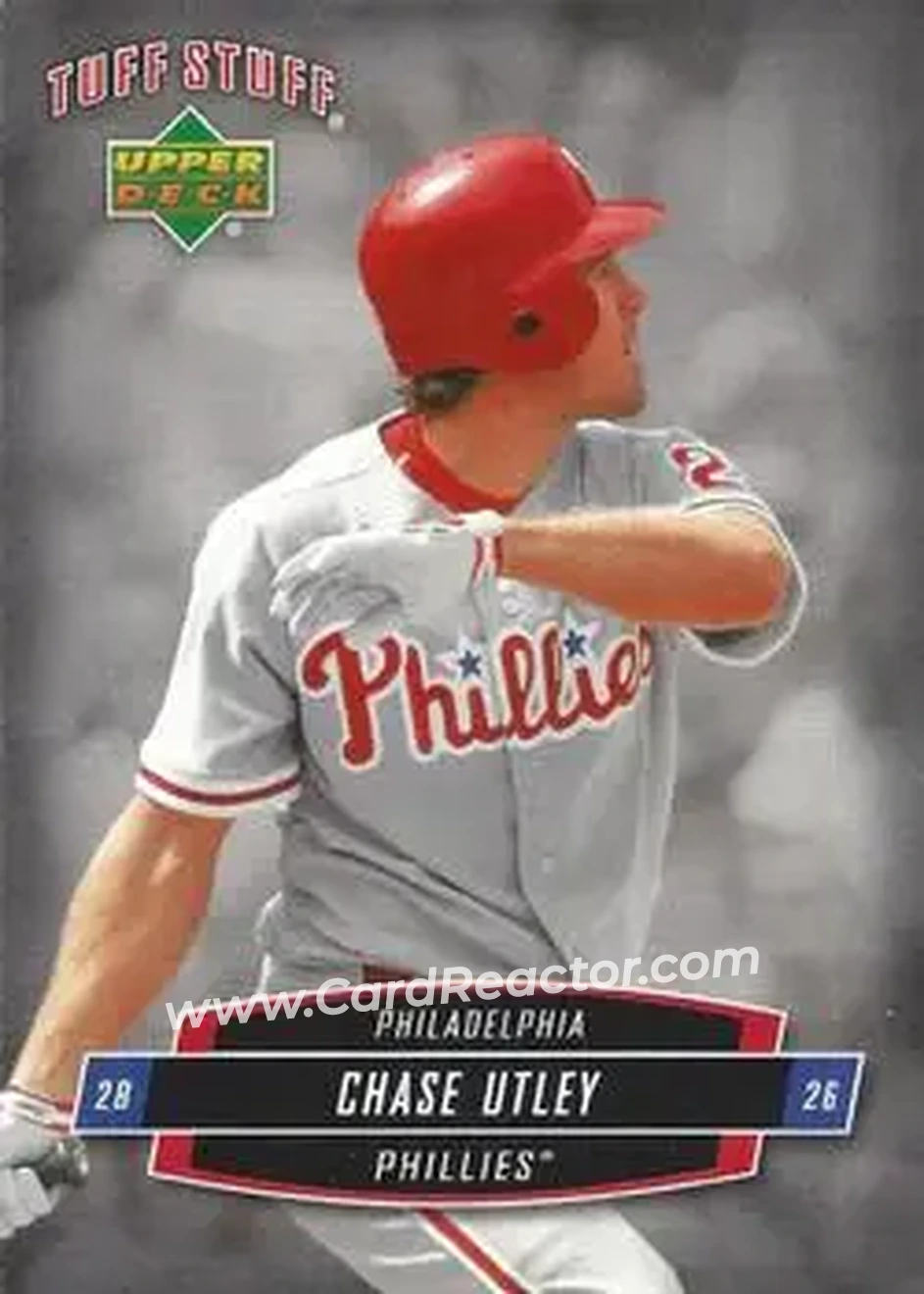 2006 Upper Deck Tuff Stuff #TSUD-27 - Chase Utley - Philadelphia Phillies - Front
