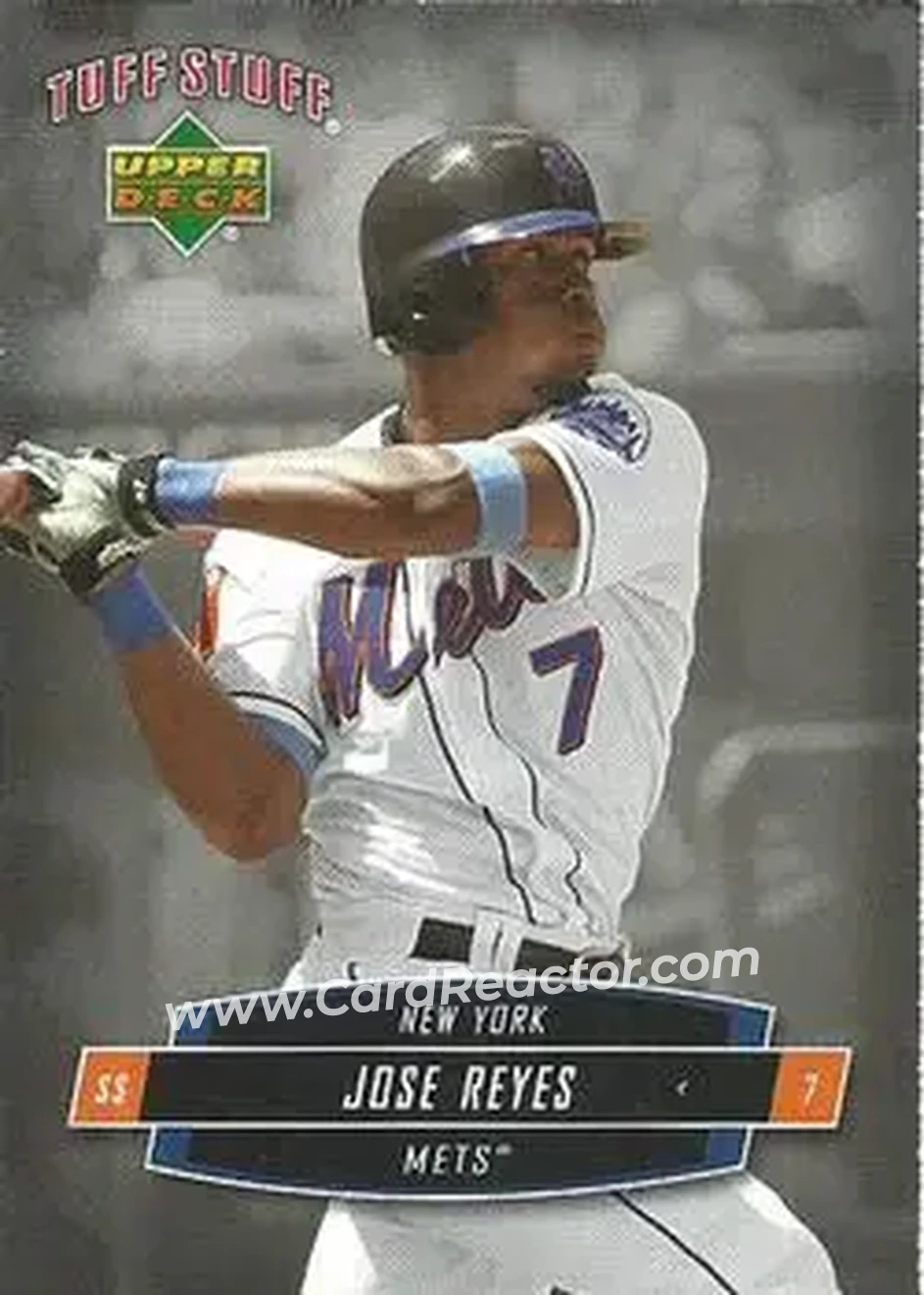 2006 Upper Deck Tuff Stuff #TSUD-38 - Jose Reyes - New York Mets - Front