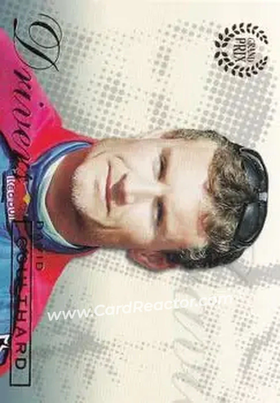 2006 Futera Grand Prix #09 - David Coulthard - Red Bull Racing - Front