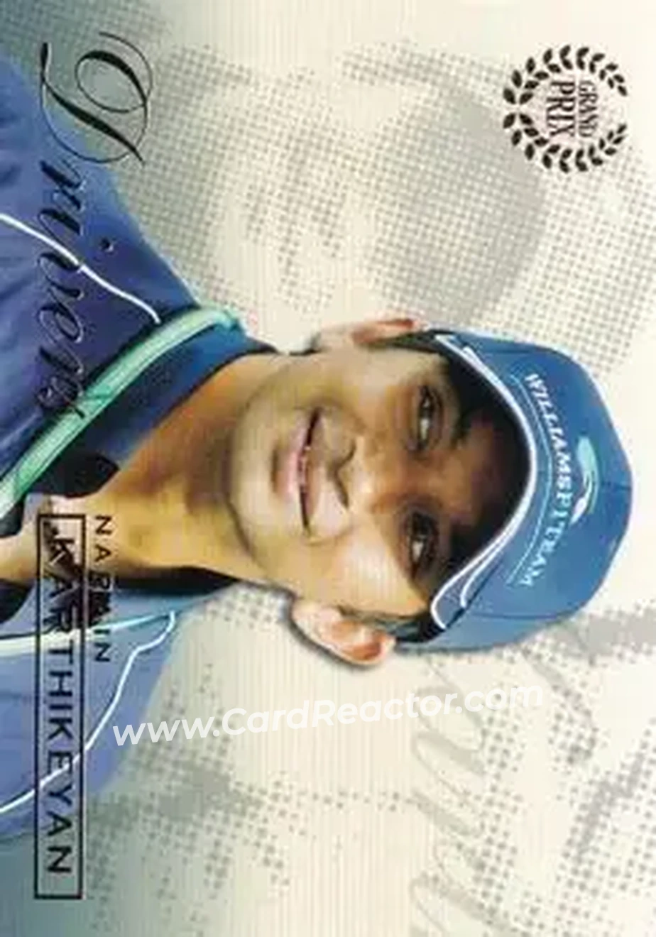 2006 Futera Grand Prix #19 - Narain Karthikeyan - Williams - Front