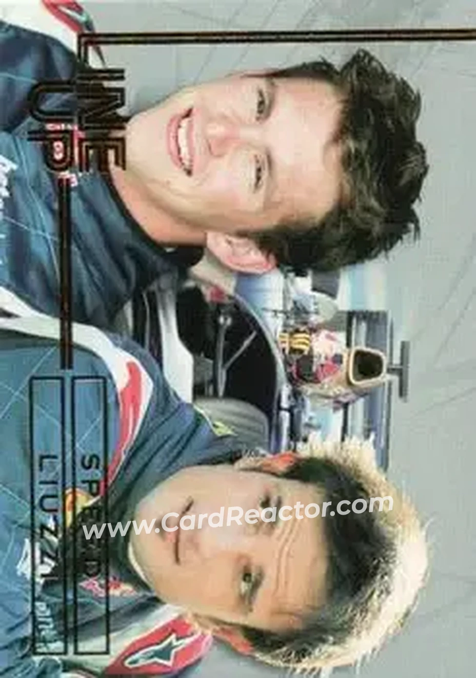 2006 Futera Grand Prix #87 - Scott Speed - Vitantonio Liuzzi - Scuderia Toro Rosso - Scuderia Toro Rosso - Front 2006 Futera Grand Prix #87 - Scott Speed - Vitantonio Liuzzi - Scuderia Toro Rosso - Scuderia Toro Rosso - Front