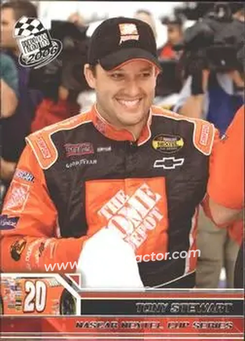 2006 Press Pass #16 - Tony Stewart - Joe Gibbs Racing - Front