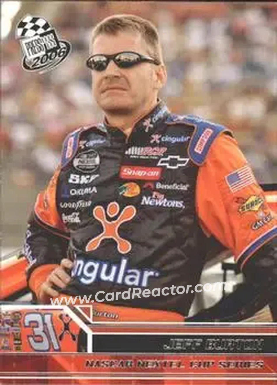 2006 Press Pass #21 - Jeff Burton - Richard Childress Racing - Front