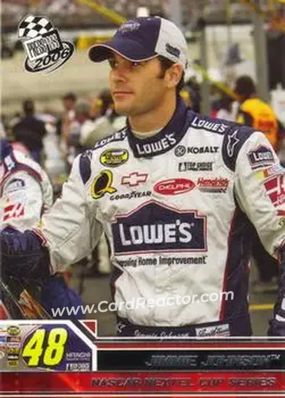 2006 Press Pass #27 - Jimmie Johnson - Hendrick Motorsports - Front