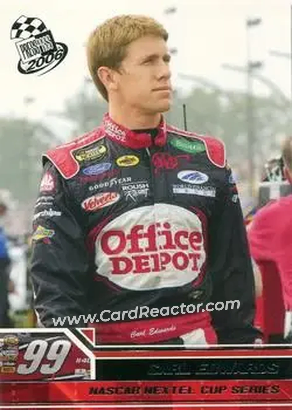 2006 Press Pass #30 - Carl Edwards - Roush Racing - Front