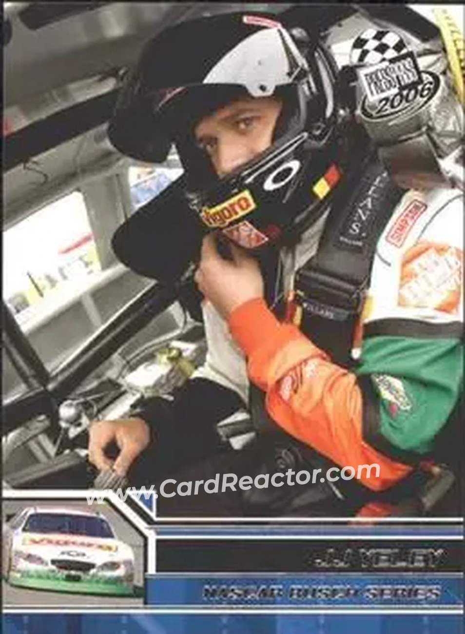 2006 Press Pass #34 - J.J. Yeley - Joe Gibbs Racing - Front