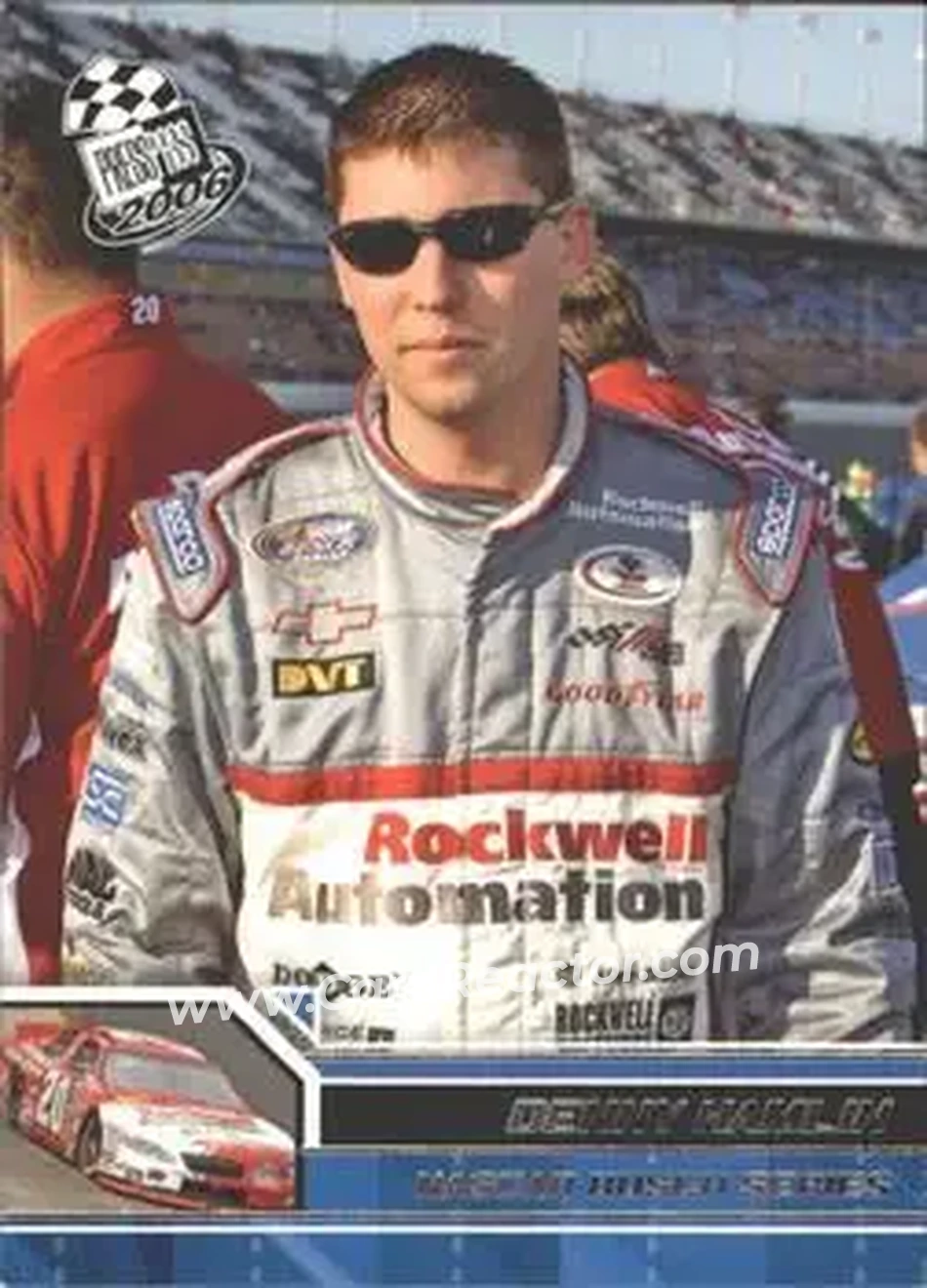 2006 Press Pass #35 - Denny Hamlin - Joe Gibbs Racing - Front