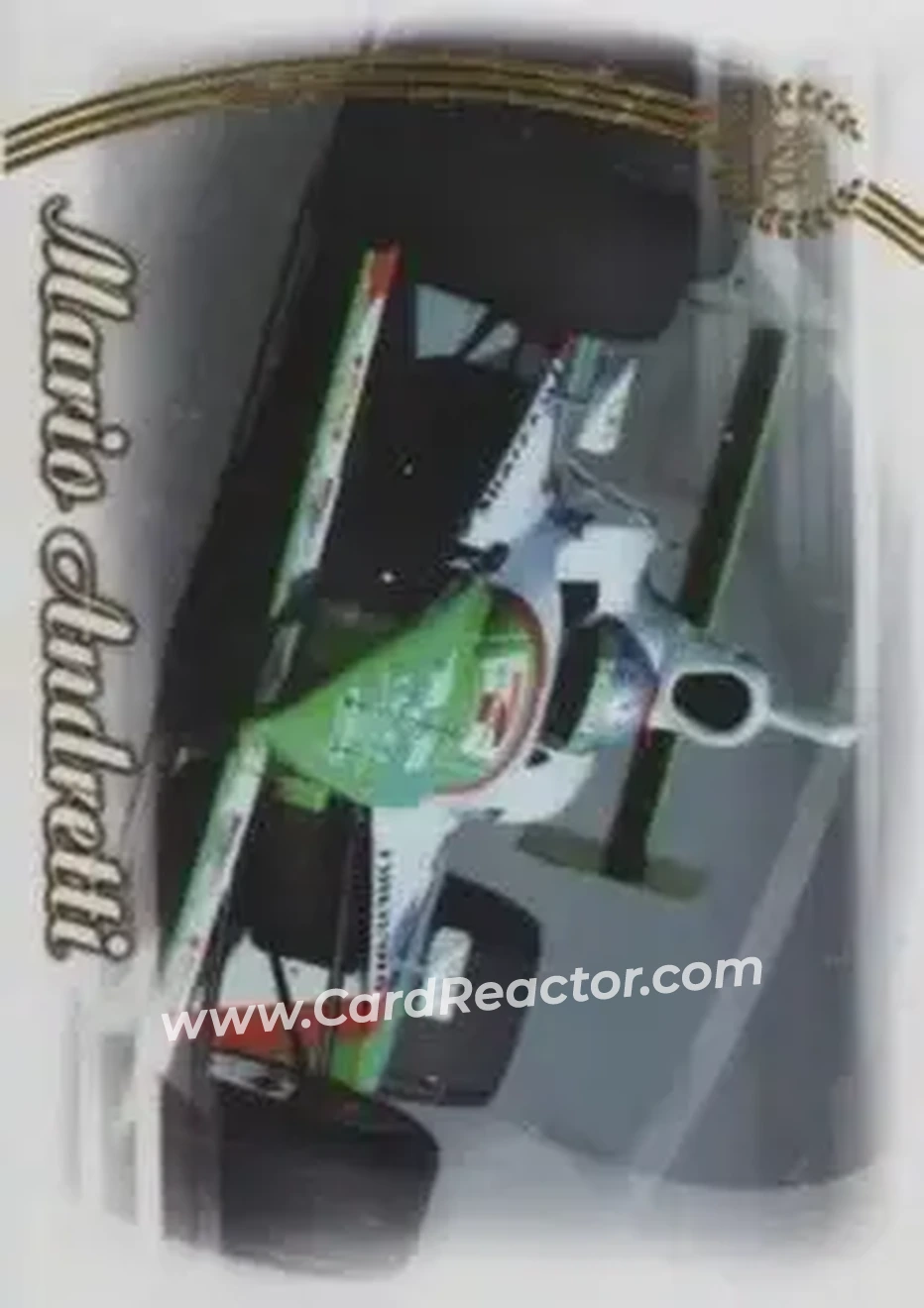 2006 Futera Grand Prix - Porcelain #01 - Mario Andretti - Andretti Green Racing - Front 2006 Futera Grand Prix - Porcelain #01 - Mario Andretti - Andretti Green Racing - Front