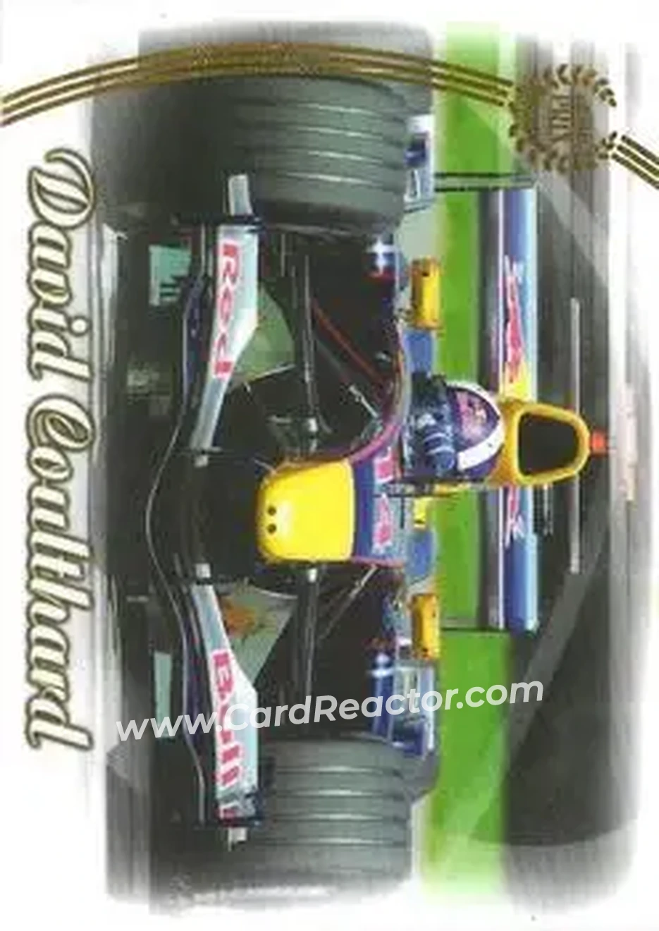 2006 Futera Grand Prix - Porcelain #04 - David Coulthard - Red Bull Racing - Front