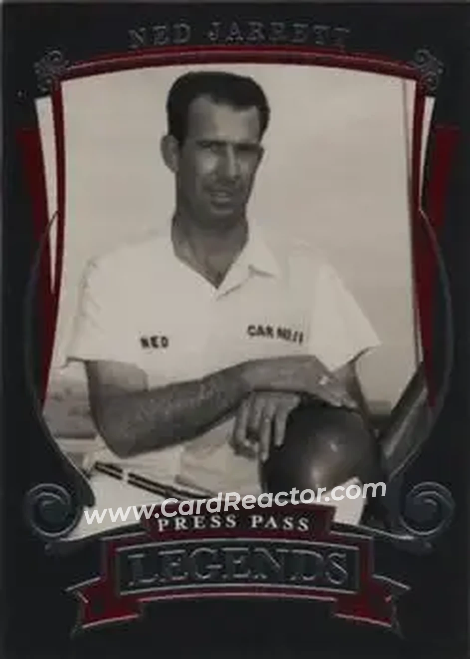 2006 Press Pass Legends #7 - Ned Jarrett - Bondy Long - Front