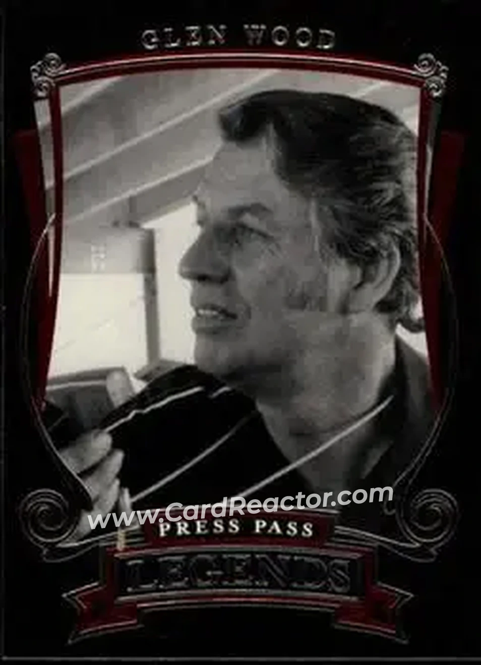 2006 Press Pass Legends #8 - Glen Wood - Wood Brothers Racing - Front