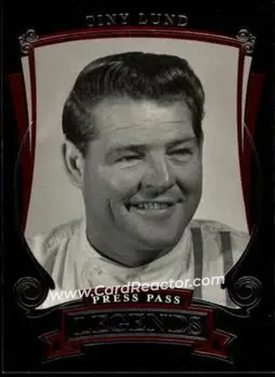 2006 Press Pass Legends #9 - Tiny Lund - Wood Brothers Racing - Front