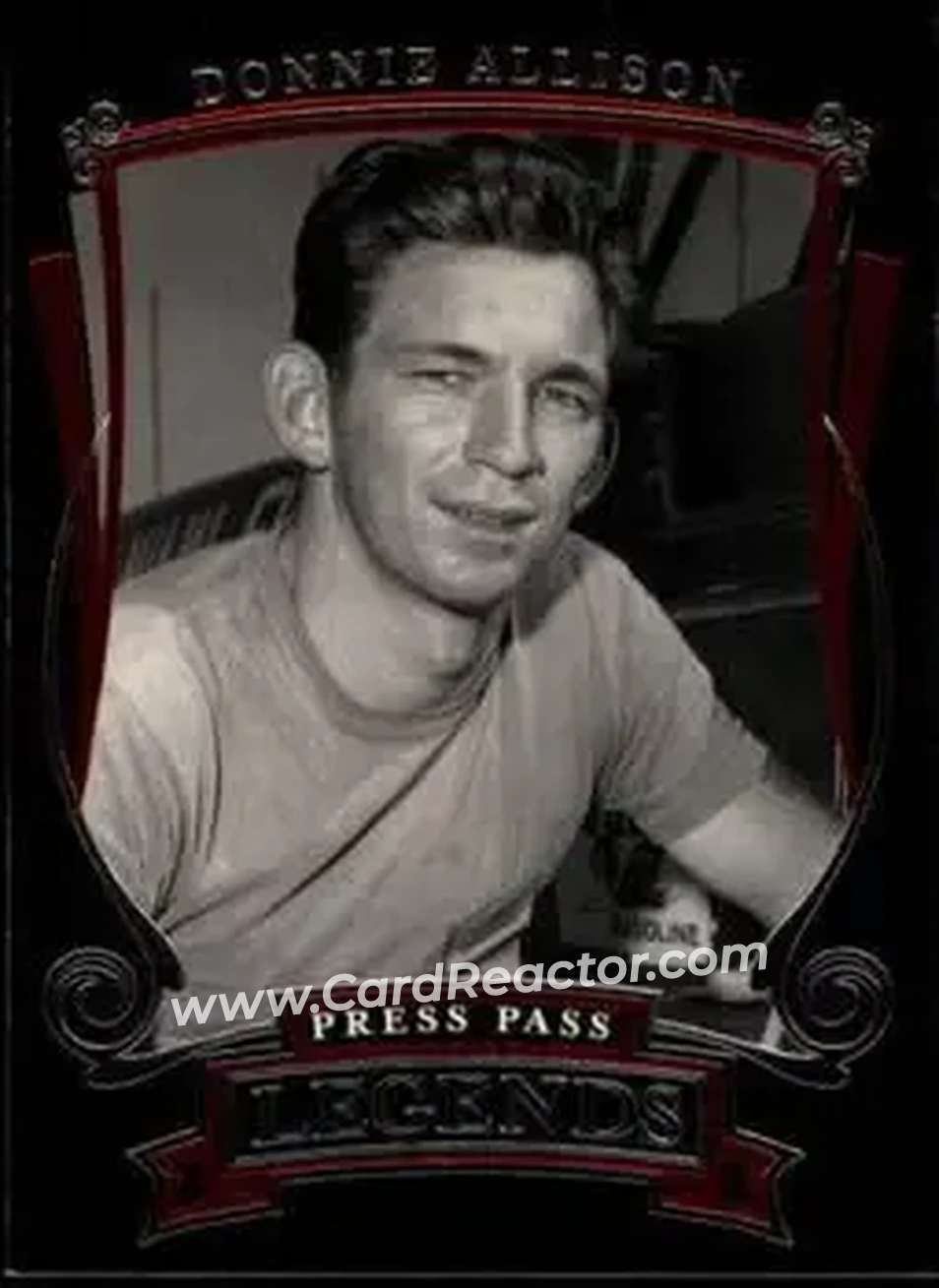 2006 Press Pass Legends #20 - Donnie Allison - Monty Myers - Front