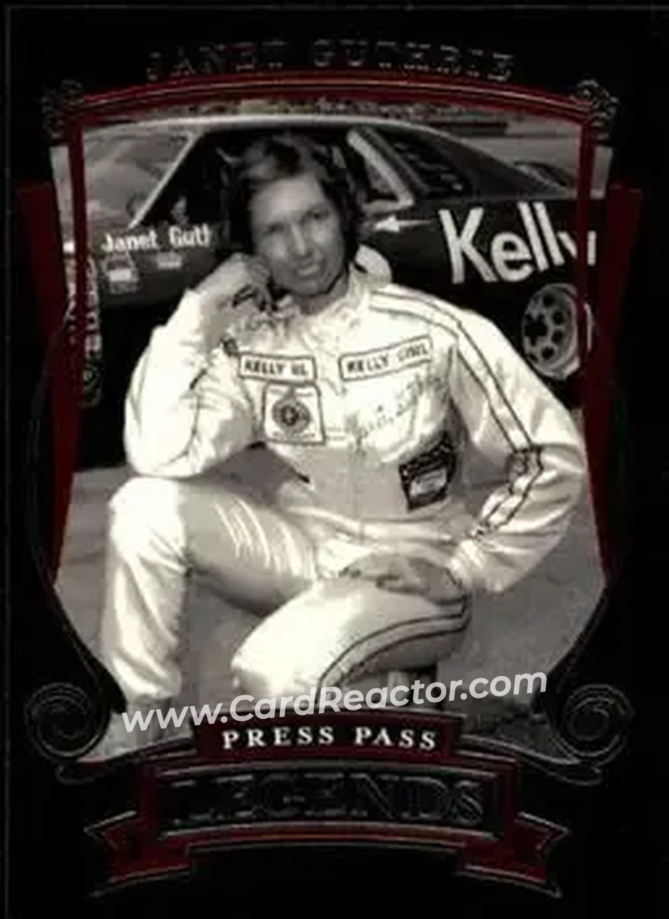 2006 Press Pass Legends #25 - Janet Guthrie - Lynda Ferreri - Front
