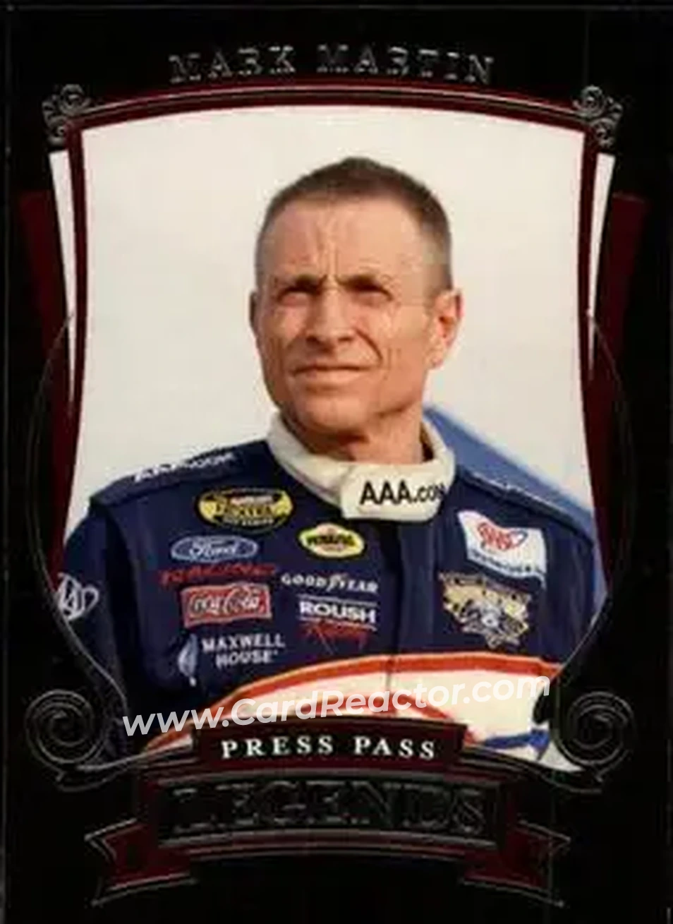 2006 Press Pass Legends #30 - Mark Martin - Roush Racing - Front