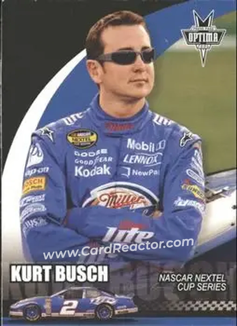 2006 Press Pass Optima #4 - Kurt Busch - Penske Racing South - Front