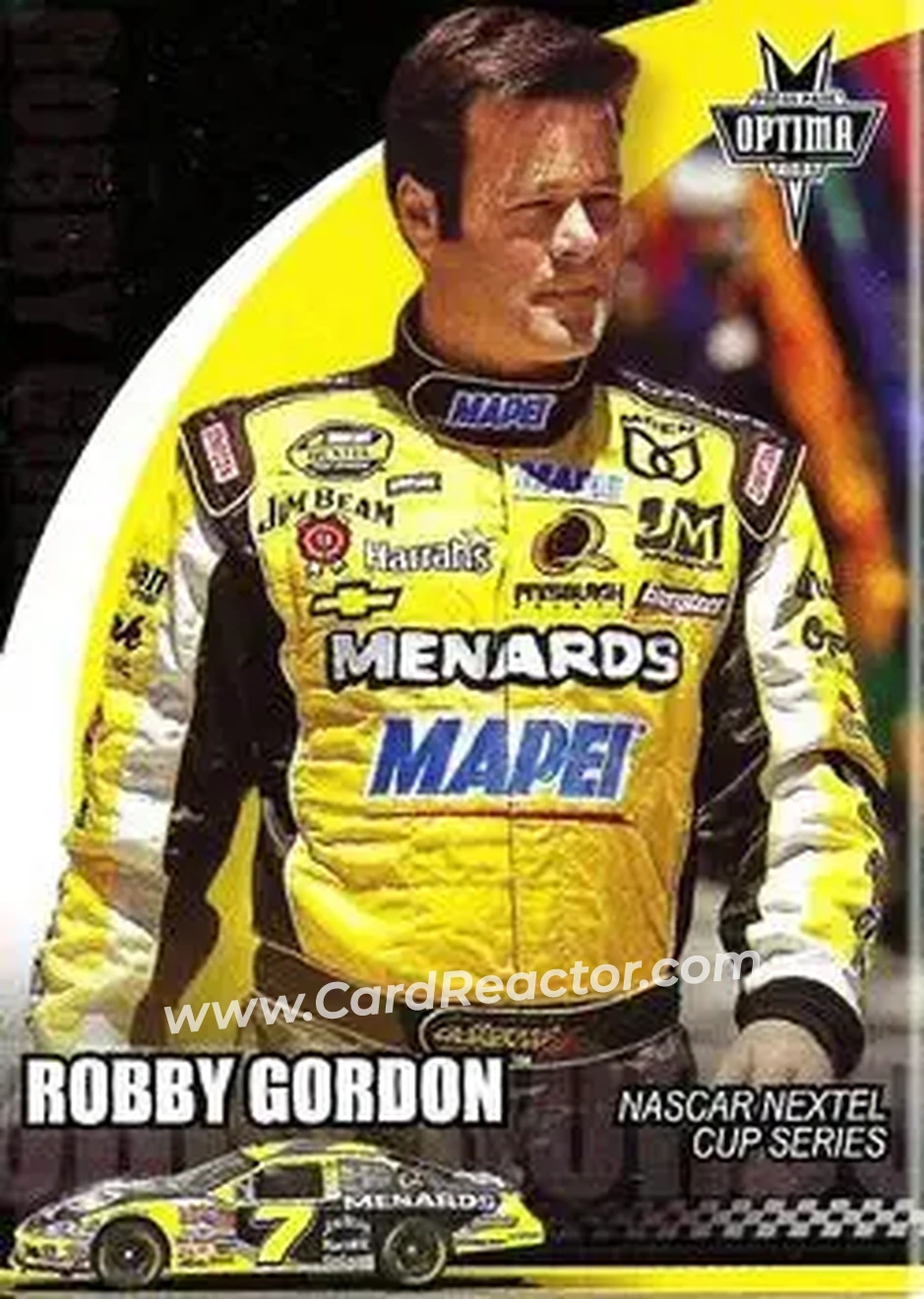 2006 Press Pass Optima #7 - Robby Gordon - Robby Gordon Motorsports - Front